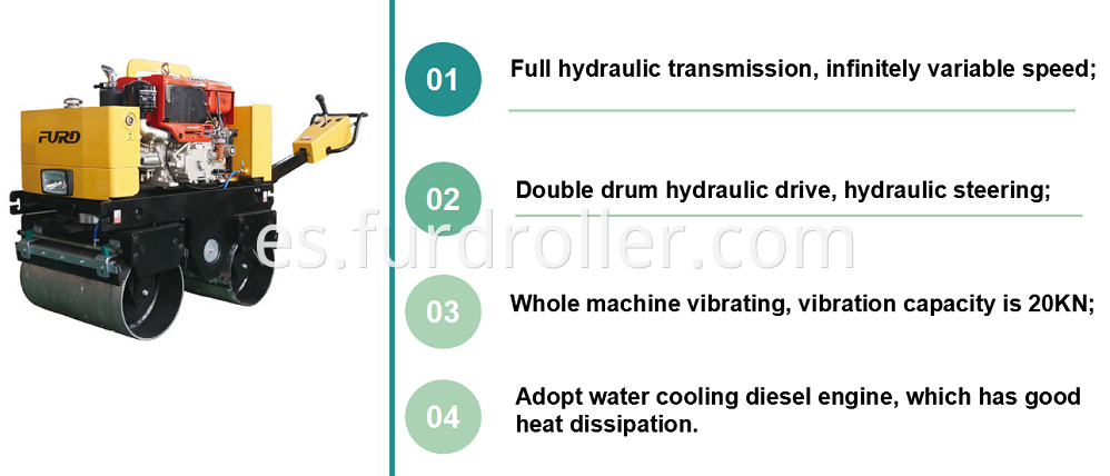 Hand Push Asphalt Roller